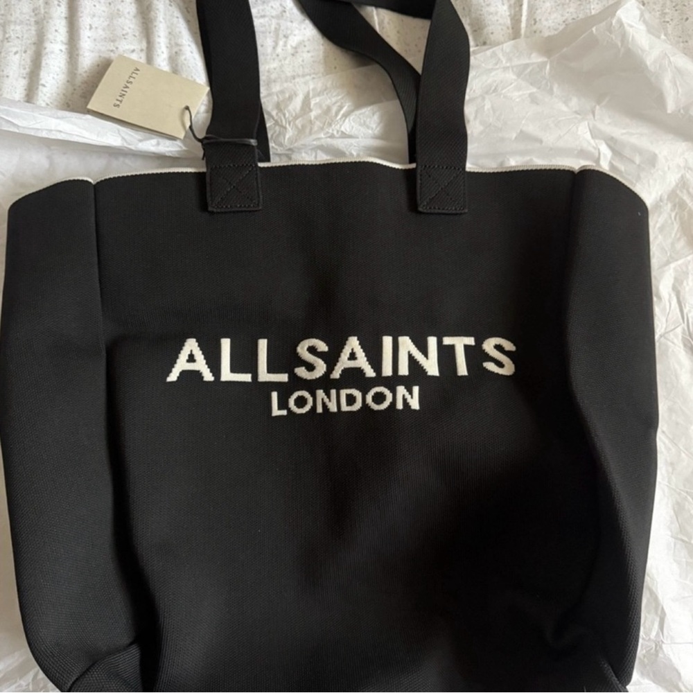 All Saints Black Tote Bag